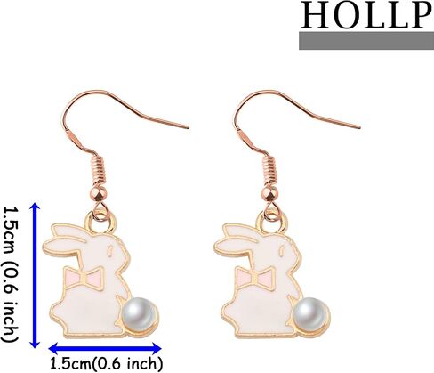 HOLLP Animals Earrings Gifts Octopus Rabbit Panda Flamingo Alpaca Poodle Corgi Snake Pet Paw Earring Animal Loves Gift for Women Girls in Saudi Arabia