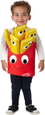 Rubie's Child's Yummy World Large French Fries Costume Top, As Shown, 4T in Saudi Arabia