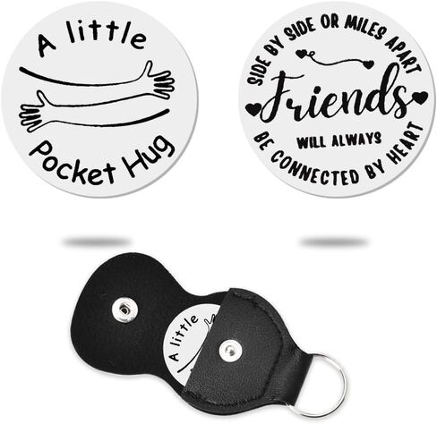 ShiQiao Spl Pocket Hug Token Keychain Coin Gifts for Women Men Boys Girls Friends Birthday Christmas Gifts for Him Her Son in Saudi Arabia