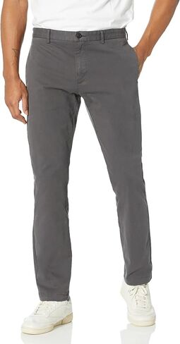 HUGO Men's Slim Fit Chino Style Cotton Twill Trousers in Saudi Arabia