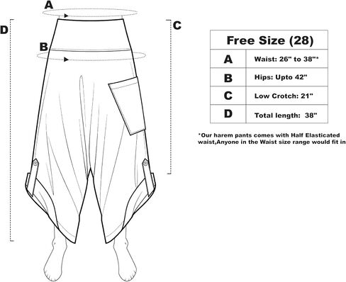 سراويل يوجا بيجامة حريم من شركة Veshti للرجال، 100% قطن فضفاض، سراويل هيبي علاء الدين كبيرة الحجم غير رسمية للركض in Saudi Arabia