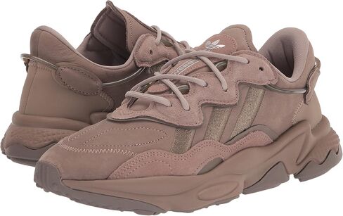 adidas Originals Women's Ozweego Sneaker, Chalky Brown/Simple Brown/White, 9 in Saudi Arabia