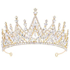 ديدر التيجان والتيجان للنساء الأسود تيارا هالوين القوطية تاج حفلة موسيقية الملكة التيجان للنساء Quinceanera الأميرة تاج التيجان للفتيات مسابقة عيد ميلاد حزب تاج الزفاف خوذة التيجان ل