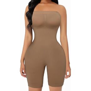 Royalshape Strapless Shapewear Bodysuit for Women Tummy Control Shaper Seamless Butt Lifter Thigh Slimmer full Body Shapewear