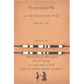 Beusoulover أفضل صديق أساور للأزواج، أساور مطابقة لرمز مورس لها/لها، الصداقة، هدايا الأخت للزوجين BFF in Kuwait