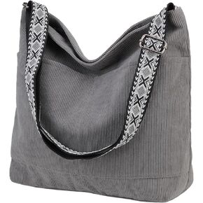 VX VONXURY Crossbody Bag,Lightweight Canvas Shoulder Tote for Women Water Resistant Top Zip Hobo Purse with Adjustable Strap