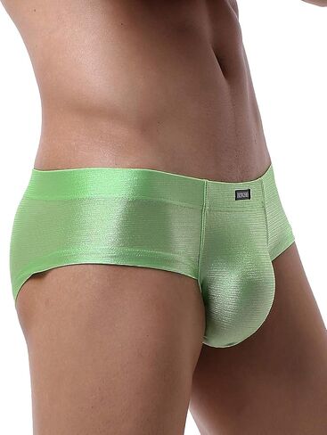 IKINGSKY Men's Seamless Front Pouch Briefs Sexy Cheeky Mens Underwear High Stretch Under Panties in Saudi Arabia