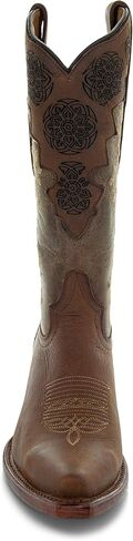 Soto Boots Womens Autumn Gold Embroidered Cowgirl Boots M4003 in Saudi Arabia