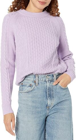Amazon Essentials Women's Stitch Cable Sweater in Saudi Arabia