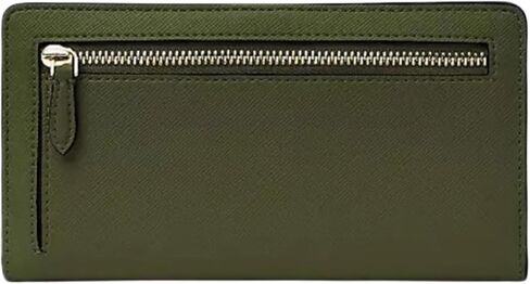 Kate Spade New York Dana Large Slim Bifold Wallet (Enchanted Green) in Saudi Arabia