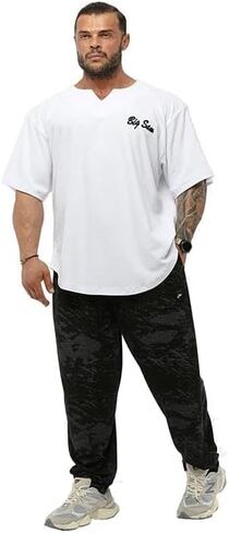 بنطال رياضي فضفاض للرجال مع جيوب، بنطال رياضي فضفاض للتمارين الرياضية في الفصول الأربعة in Kuwait