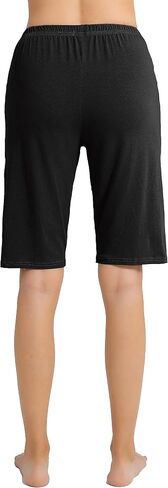 Chamllymers Womens Pajama Bottoms Soft Cotton Shorts with Pockets in Saudi Arabia