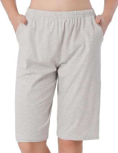 Chamllymers Womens Pajama Bottoms Soft Cotton Shorts with Pockets in Saudi Arabia