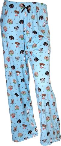 Amanda Blu Pajama Pants Puppy Parade Size Large, Blue, Blue in Kuwait