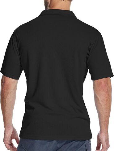 5 Pack Pocket Polo Shirts for Men Cool Dri Short Sleeve Athletic Performance Work Shirts Casual in Saudi Arabia