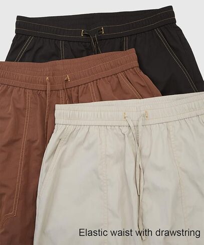 KGYA Men's Baggy Loose Fit Cargo Pants Oversized Drawstring Elastic Waistband Adjustable Cuffs Lightweight Streetwear in Kuwait