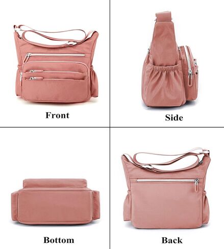 حقيبة يد كاجوال للنساء من COMELY Crossbody - حقيبة سفر خفيفة الوزن ومقاومة للماء ومتعددة الوظائف من النايلون in Kuwait