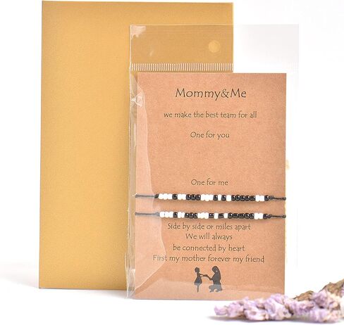 Beusoulover أفضل صديق أساور للأزواج، أساور مطابقة لرمز مورس لها/لها، الصداقة، هدايا الأخت للزوجين BFF in Kuwait