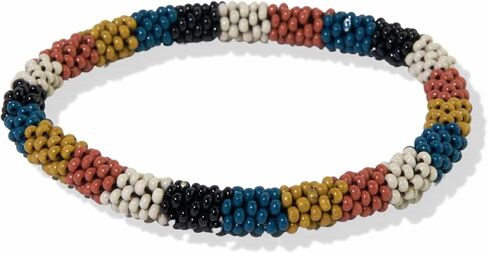 INK + ALLOY Women's Beaded Boho Bracelet, Marcy Slide And Stack Mix and Match Seed Bead Boho Stackable Bracelets, Handmade Jewelry for the Modern Bohemian in Saudi Arabia