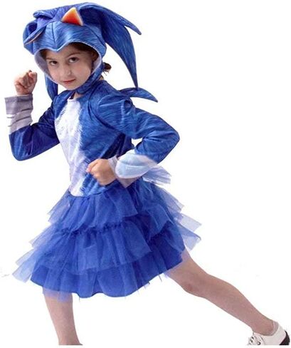 Nezababy القنفذ فستان مُصمم حسب الطلب الفتيات الكرتون توتو تنورة القبعات الأولاد بذلة قفازات أغطية الرأس الزي in Kuwait