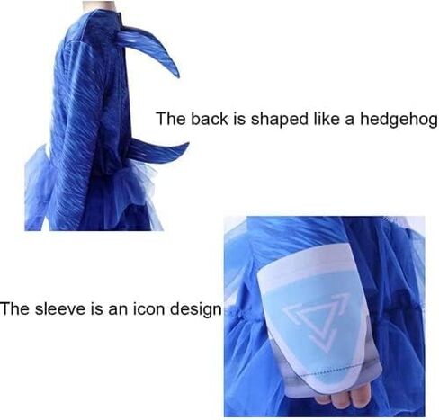 Nezababy القنفذ فستان مُصمم حسب الطلب الفتيات الكرتون توتو تنورة القبعات الأولاد بذلة قفازات أغطية الرأس الزي in Kuwait