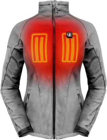 سترة ActionHeat 5V النسائية المُدفأة بالبطارية، 3 مناطق للحرارة، يمكن غسلها في الغسالة in Kuwait