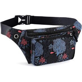 KAMO Fanny Pack, Waist Bag Sling Backpack Water Resistant Durable Polyester Small Waist Bag in Saudi Arabia