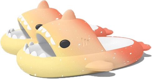 Zureto Shark Slides Slippers, Novelty Cloud Shark Slippers, Anti-Slip Quick Drying Shark Sliders, EVA Starlight Shark in Saudi Arabia