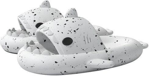 Zureto Shark Slides Slippers, Novelty Cloud Shark Slippers, Anti-Slip Quick Drying Shark Sliders, EVA Starlight Shark in Saudi Arabia