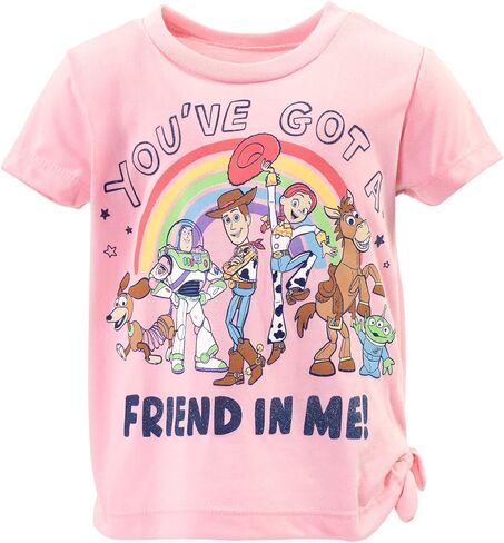 Disney T-Shirt and Bike Shorts Outfit Set Infant to Big Kid Sizes (12 Months - 14-16) in Kuwait