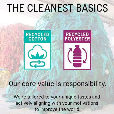 Arvin Goods Recycled Cotton All Season Mens & Womens Cushioned Durable Crew Socks S/M 5-9, M/L 9-12 in Saudi Arabia