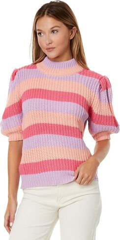 English Factory Stripe Mock Neck Sweater in Saudi Arabia