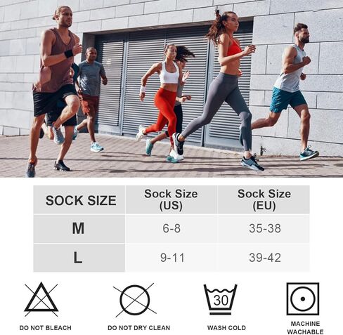 FAYBOX Ankle Socks for Women Running Athletic Workout Cushioned No Show Socks 6 Pairs Size 6-8/9-11 in Kuwait