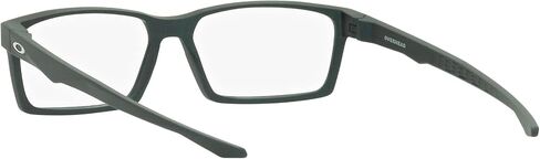 Oakley Men's Ox8060 Overhead Rectangular Prescription Eyewear Frames, Dark Matte Silver/Blue Colorshift/Demo Lens, 57 mm in Saudi Arabia