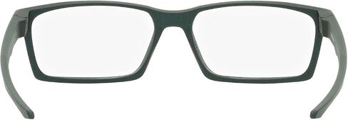 Oakley Men's Ox8060 Overhead Rectangular Prescription Eyewear Frames, Dark Matte Silver/Blue Colorshift/Demo Lens, 57 mm in Saudi Arabia