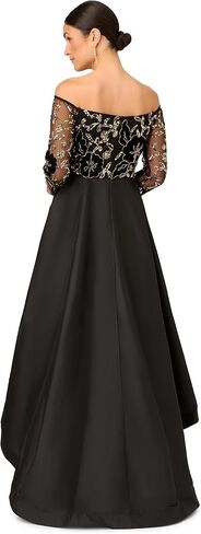 Adrianna Papell Women's Beaded Taffeta Gown in Saudi Arabia
