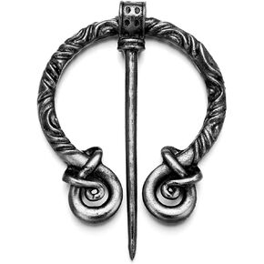 XGALA Viking Brooch Pin Clasp Clothes Cloak Pin Celtic Shawl Scarf Brooch Jewelry for Women Girls in Saudi Arabia