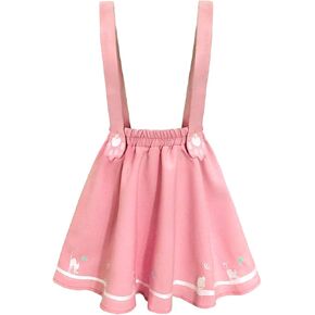 تنورة قصيرة نسائية بطيات مطرزة على شكل مخلب القطة الجميلة من Futurino مع 2 حمالة in Kuwait