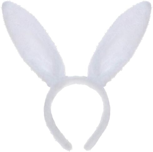 TopTie Easter Bunny Ears Headband for Adults & Kids, Halloween Plush Rabbit Hair Hoop, Party Favors Cosplay Costume in Saudi Arabia