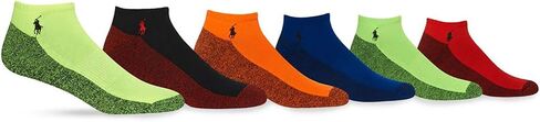 Polo Ralph Lauren Men's Athletic Low Cut Rib Cuff Ped 6-Pair Socks 10-13 in Saudi Arabia