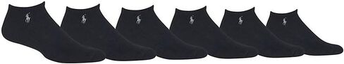 Polo Ralph Lauren Men's Athletic Low Cut Rib Cuff Ped 6-Pair Socks 10-13 in Saudi Arabia