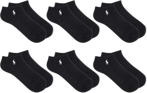 Polo Ralph Lauren Men's Athletic Low Cut Rib Cuff Ped 6-Pair Socks 10-13 in Saudi Arabia
