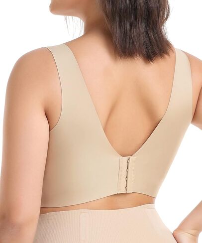 حمالات صدر Xcutting ناعمة للنوم خالية من الأسلاك للنساء، تغطية كاملة بدون أسلاك داخلية، حمالات صدر يومية مريحة، حمالات صدر رياضية مبطنة in Kuwait