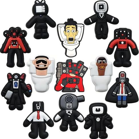 Movie Shoe Charms, Characters Shoe Decoration Charms, Holiday Charms for Shoe Decoration, Gifts Accessories in Saudi Arabia