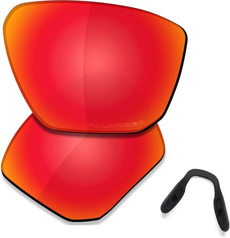 SAUCER Premium Replacement Lenses & Nose Pad Piece for Oakley Targetline Asian Fit (AF) OO9398 Sunglasses in Saudi Arabia