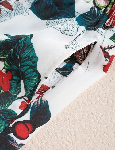 oklady Girl's Summer 2 Piece Outfits Short Sleeve T-shirt Top and Cute Pattern, Floral Short Sets Girls Outfits in Kuwait