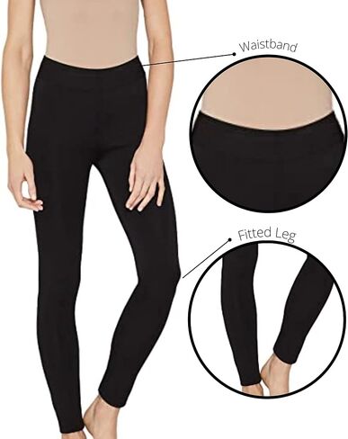 BCBGMAXAZRIA Women's Fitted Skinny Pull On Legging Pant, Black, Large in Saudi Arabia