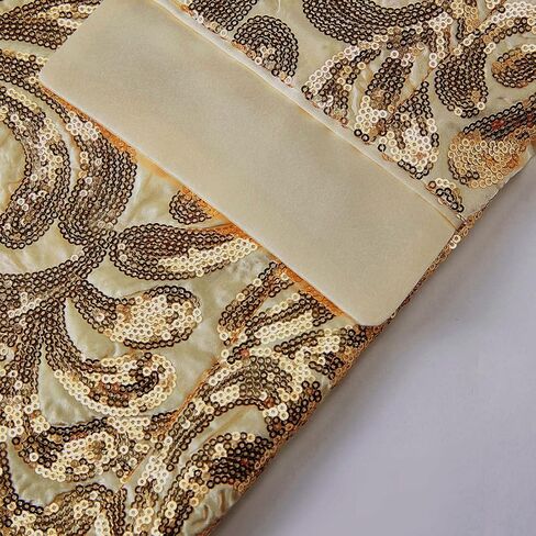 جاكيت رجالي من PYJTRL أنيق من الساتان وجه ترتر مزين بالزهور in Kuwait