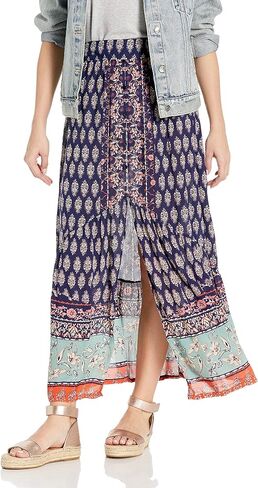 Angie Women's Boho Printed Maxi Skirt in Saudi Arabia