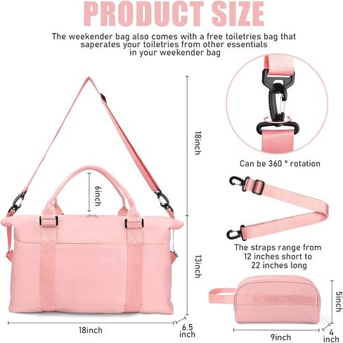 Weekender Bag for Women Sports Tote Gym Bag, Hospital Bag for Labor and Delivery Overnight Bags for Women in Kuwait